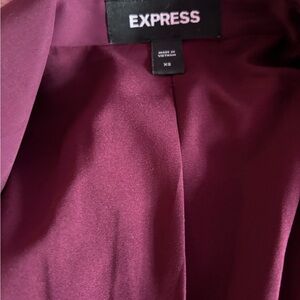 Express Women's Deep Burgundy Blazer
